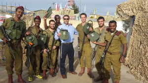 Ari Fuld and Soldiers