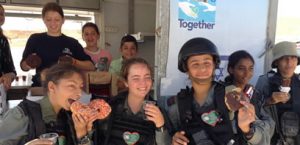 Channukah Donuts for IDF soldiers