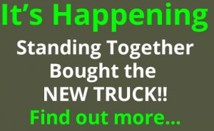 It is happening Standing Together bought the new truck. Found out more