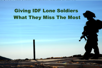 Give Lone Soldiers The One Thing They Miss Most