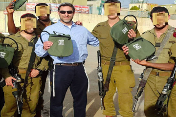 Sponsor Operational Water Packs For IDF Soldiers